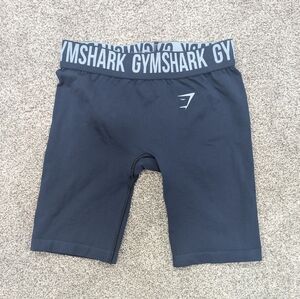 Gymshark Navy Athletic Compression Biking Shorts Size M Workout Hiking